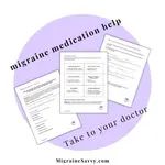 Take this list of migraine medications to your doctor to discuss all options.