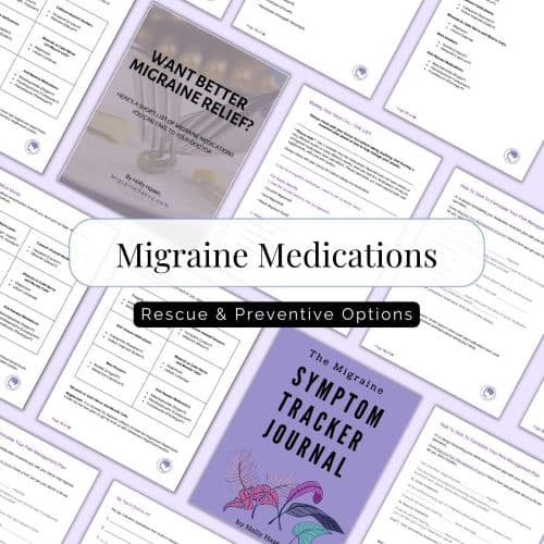Acute Rescue Migraine Medications - FREE Instant Download list at Migraine Savvy
