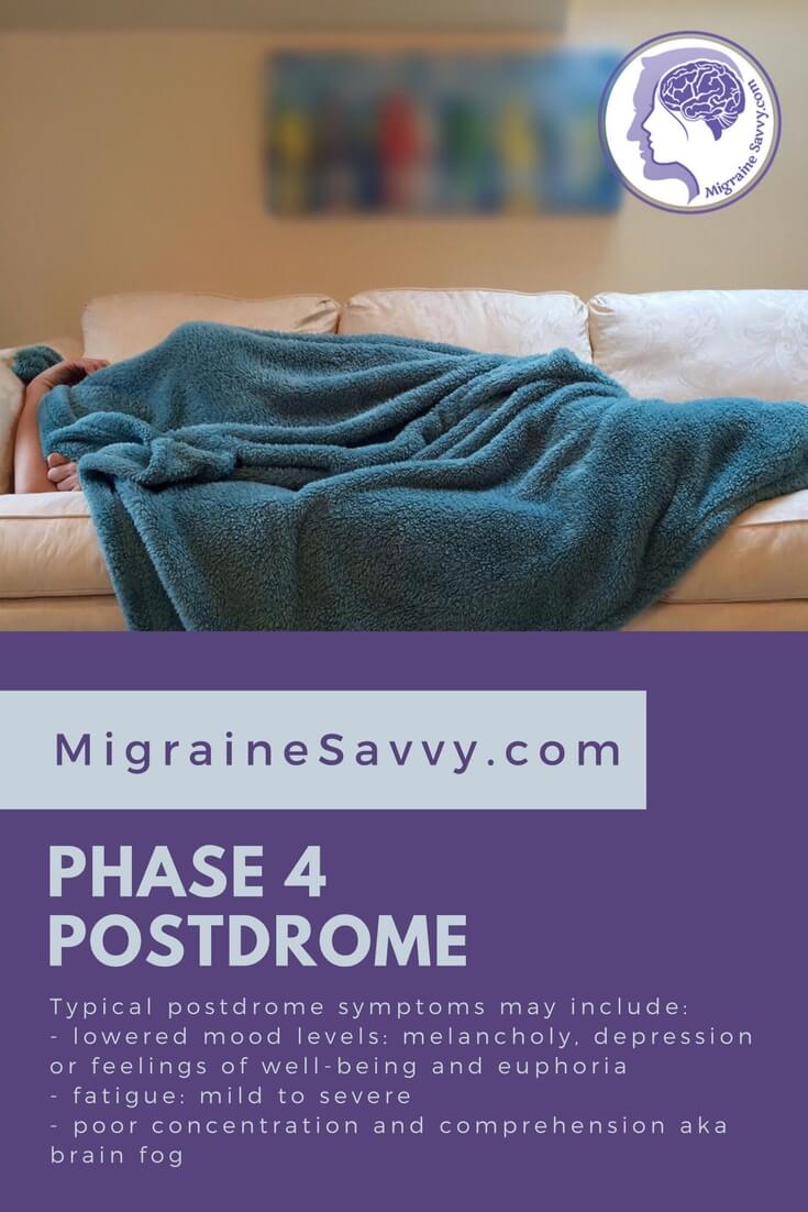 Phase 4 is the postdrome. @migrainesavvy #migrainerelief #stopmigraines #migraines