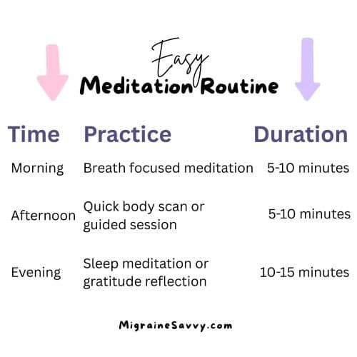 Here's and easy meditation routine you can start right now.