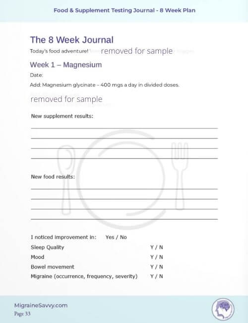 The 8 Week Journal Week 1.