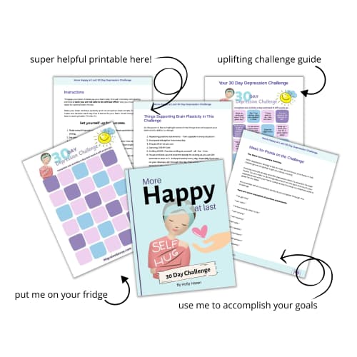 Learn how to reduce depression naturally in this 30-day challenge. In store now!