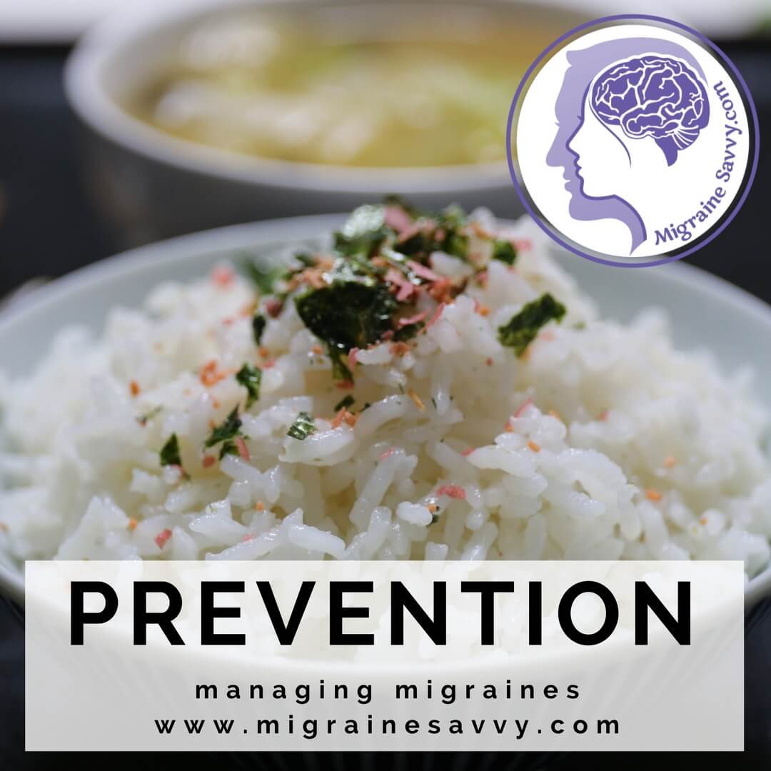 Avoid fried rice. Steamed is preferred. Brown rice is even better. @migrainesavvy #migrainerelief #stopmigraines #migrainesareafulltimejob