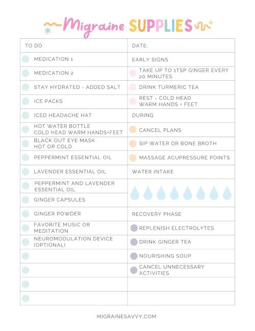 Find these essential migraine supplies in the pain relief store.