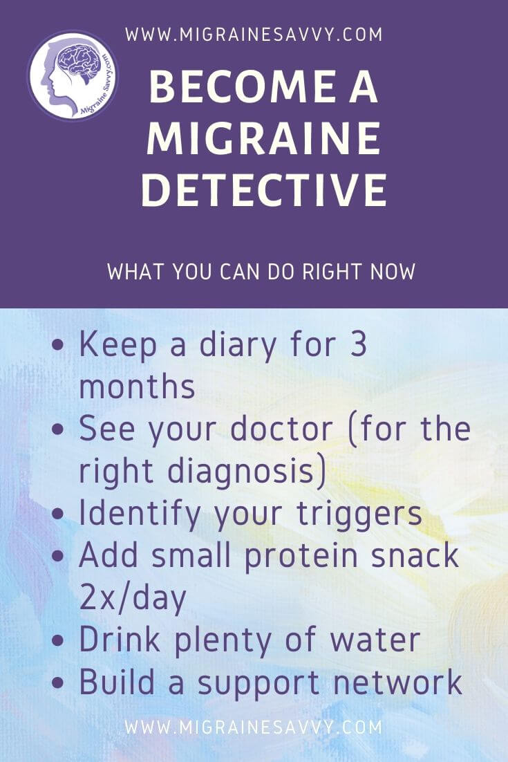 Migraine Advice - What You Can Do Now Tips @migrainesavvy #migrainerelief #headache