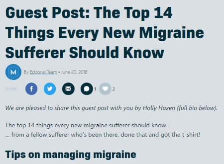 The Top 14 Things Every New Migraine Sufferer Should Know on Migraine.com