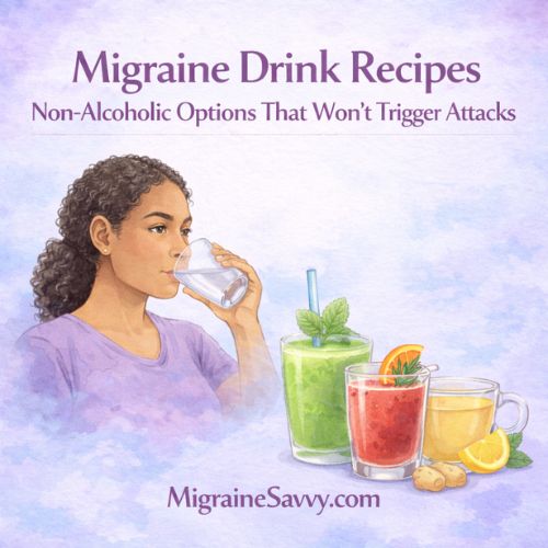 Migraine Drink Recipes that are nonalcoholic for social events, holidays or any time of year