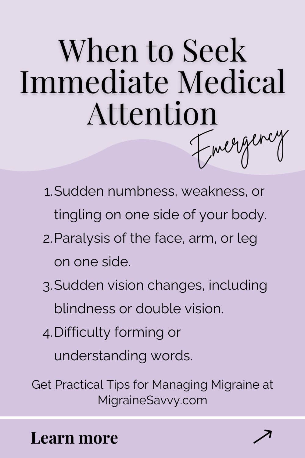 Migraine Headache Emergency Warning Signs to Know