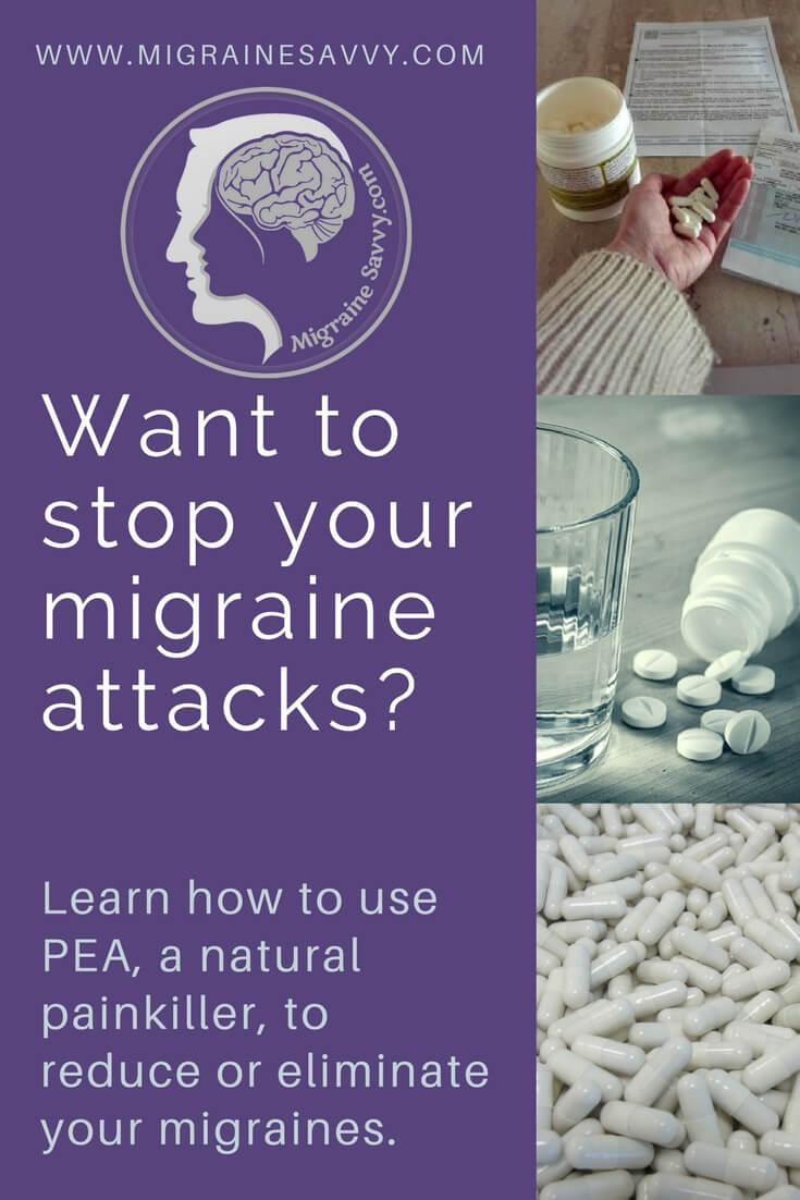 PEA to stop migraine attacks @migrainesavvy #migrainerelief #stopmigraines #migraine