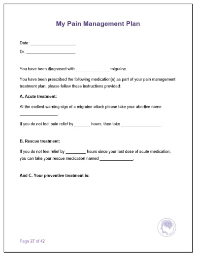 Make your best treatment plan, with your doctor using this worksheet. In store now.