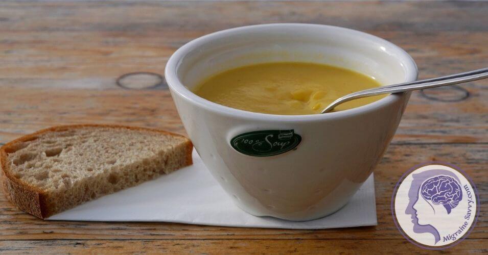 Migraine recovery puréed food recipes @migrainesavvy