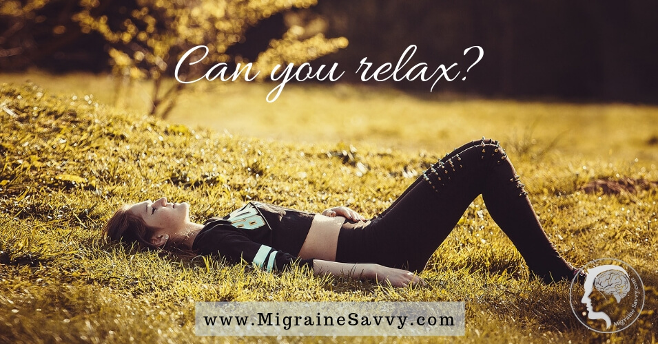 Here's An Easy Migraine Relaxation Technique For You @migrainesavvy #migrainerelief #stopmigraines #migraineheadaches