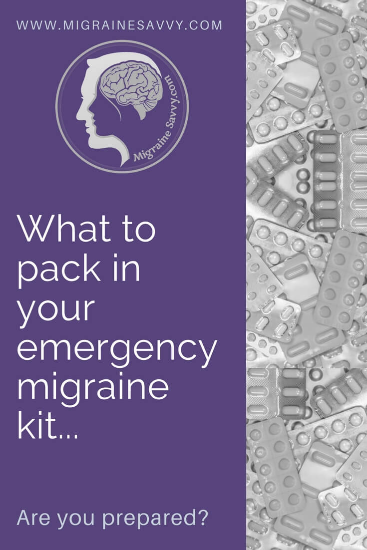 What will you pack? @migrainesavvy #migrainerelief #stopmigraines #migraine