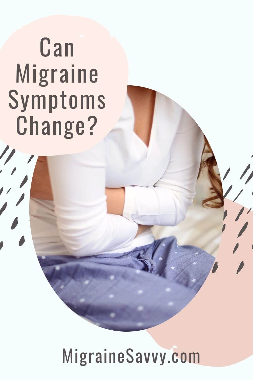 A migraine symptom can change over time, as we age. It / they can also change from attack to attack. So it's important to know what's 'normal' for you. @migrainesavvy