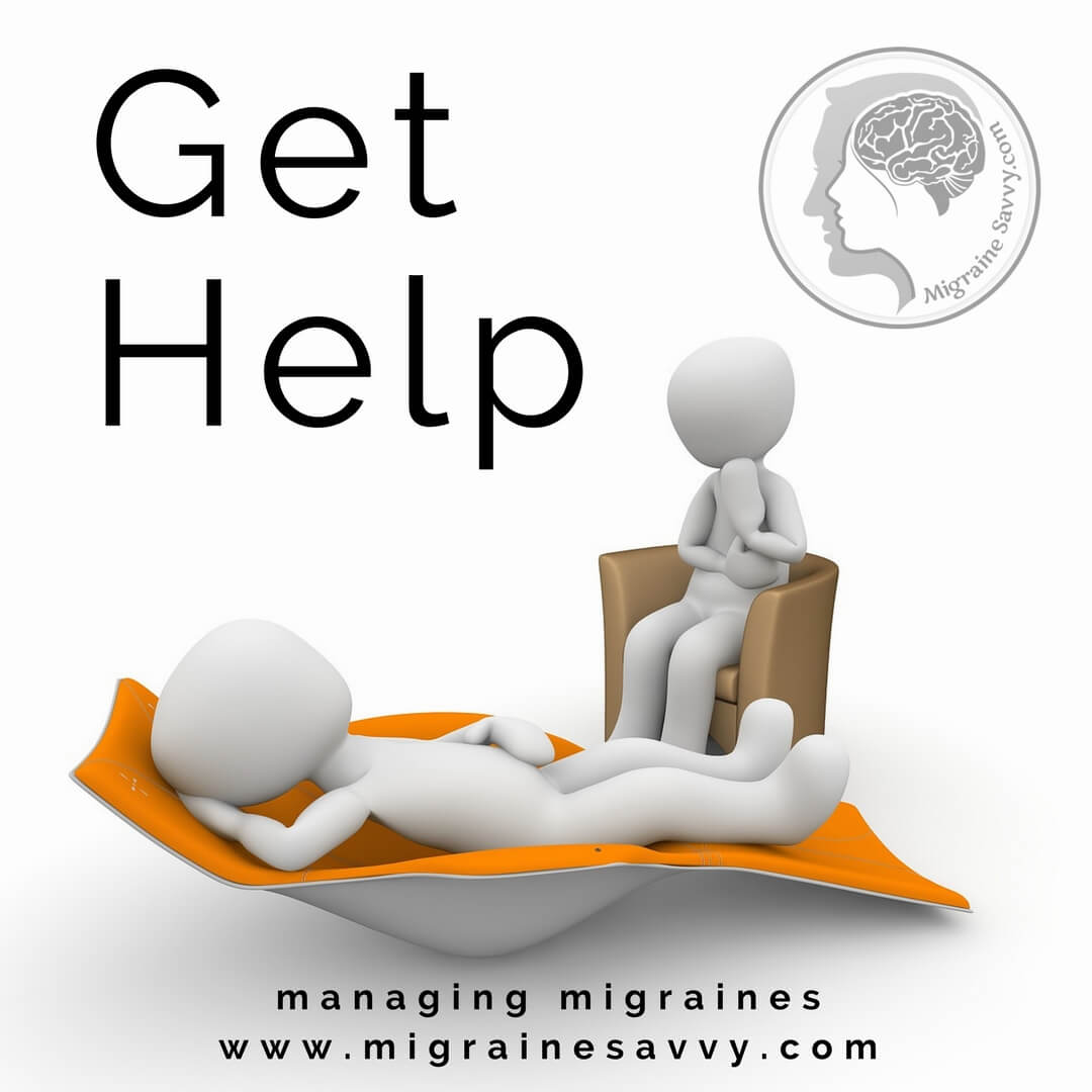 Counselling sessions in person OR online can help you learn new coping skills @migrainesavvy