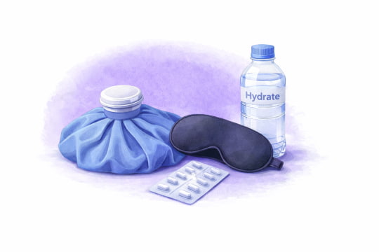 Migraine relief essentials including the best ice packs, neuromodulation devices, and essential oils that help