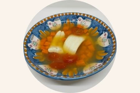 Fish, Tomato and Carrot Soup Option 2 @migrainesavvy